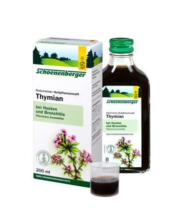 Salus Thyme Organic 100% Pure Fresh Plant Juice 200 ml