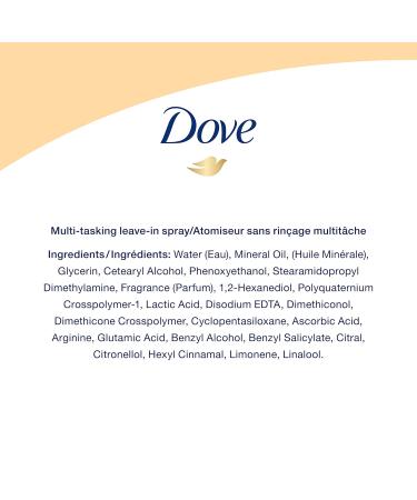 Dove 7-in-1 Miracle Mist for Women - Anti Frizz Detangler Shine Enhancer Vitamin C Repair Treatment for Damaged Hair Leave In Conditioner 7.5 Fl Oz (Pack of 2) - Buy Online on GoSupps.com