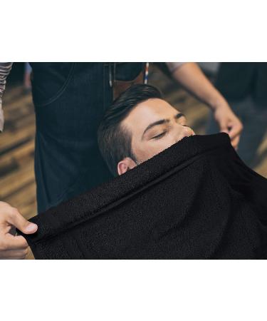 Utopia Towels Cotton Bleach Proof Salon Towels 16x27 - Black Gym Hand Towel 12 Pack - Buy Online on GoSupps.com