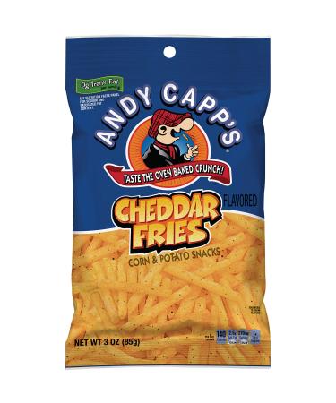Andy Capp's Cheddar Flavored Fries 3 oz 12 Pack Cheddar Fries