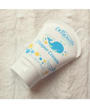 Dr. Brown's Natural Baby Diaper Cream 3 Fl Oz - Soothing Diaper Rash Relief (1 Pack) - Buy Online on GoSupps.com