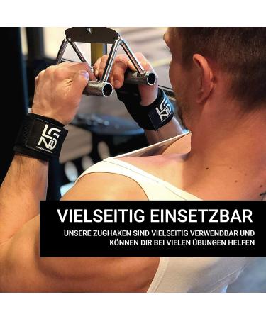 Legend Power Pulling Hook Set of 2 - Professional Pulling Aid with Neoprene & Velcro Fastener - Ideal for International Shipping - Buy Online on GoSupps.com