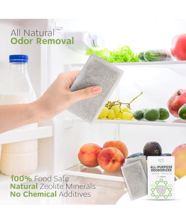 Air Freshening Deodorizer Bags - Natural Odor Absorber for Refrigerators Gym Bags Shoes & Closets | Eco-Friendly Odor Eliminator - Buy Online on GoSupps.com
