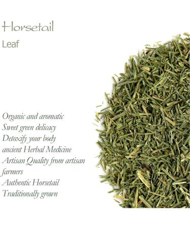 Horsetail Organic Herbal Leaf Tea 100g - Ancient Greek Remedy Equisetum Grass - Snakegrass Puzzlegrass - Buy Online on GoSupps.com