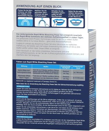 Rapid White Tooth Whitening Strips Set | Express Bleaching for a Bright Smile - Self-Resolution Technology - Buy Online on GoSupps.com
