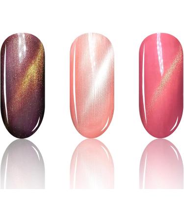 Canada HMD Soak Off UV LED Super 3D Cateye Gel Polish (3 Colors Value Package) - Buy Online on GoSupps.com