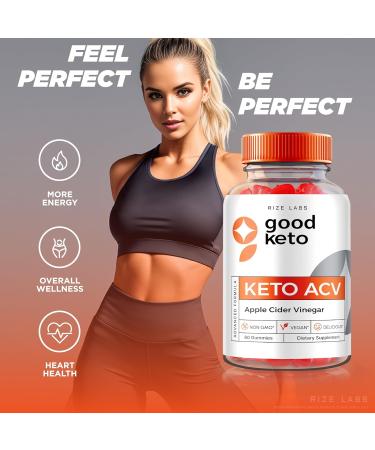 Good Keto ACV Gummies for Weight Loss - All Natural Apple Cider Vinegar Supplement | Premium Keto Formula (60 Count - Buy Online on GoSupps.com