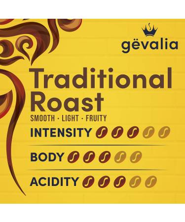 Gevalia Kaffe Traditional Roast Mild Ground Coffee 340g Bag - Buy Online on GoSupps.com