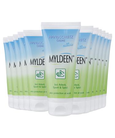 Myldeen skin protection cream |Hand cream hand care |Tubes 12 pieces |Care at work occupational safety |Nourishes and protects dry and cracked hands not fatty