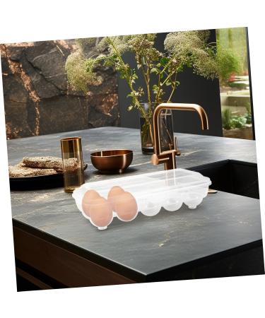 LABRIMP Egg Rack Container with Lid Eggs Refrigerator Organizer Bin Refrigerator Egg Storage Bin Trash Can - Buy Online on GoSupps.com