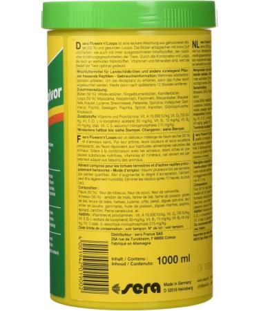 Buy Sera Flowers & Loops Nature 1 000 ml - Premium Flowers & Herbs for Varied Species | International Shipping - Buy Online on GoSupps.com