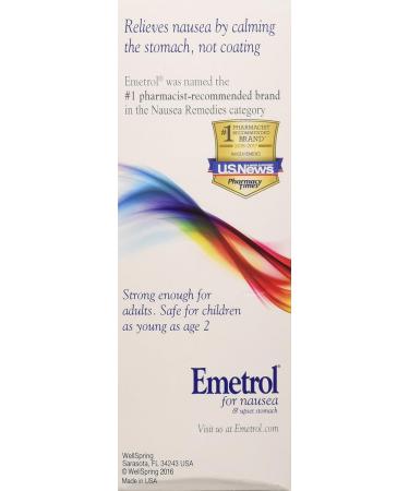 EMETROL Nausea Relief Liquid - Cherry Flavor, 4 oz - Buy Online on GoSupps.com