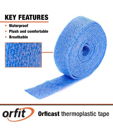 Orficast by Orfit Easy-Form Splinting Material 2 x 9 Blue - Trigger Finger & Thumb Pain Relief - Buy Online on GoSupps.com