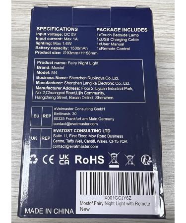 Fairy Night Light with Remote - Bedroom Touch Control, Timer, Rechargeable (16 Colors) - Buy Online on GoSupps.com