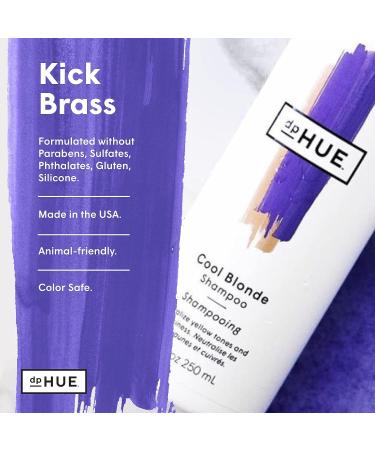 dpHUE Cool Blonde Shampoo 8.5 oz - Purple Toning Shampoo for Color-Treated Hair - Buy Online on GoSupps.com