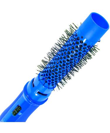CAJ 3-in-1 Hair Dryer One-Step Volumizer Negative Ion Hair Straightening Curling Hot Air Dryer Short and Long Hair Brush 1" Inch Styler Wand