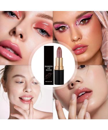 Sparkling Gloss | Long-Lasting Moisturizing Cosmetics - Glossy Lip Balm Makeup Lipstick | For Outings Dates Travel Work Birthdays Weddings Bridesmaids - Buy Online on GoSupps.com