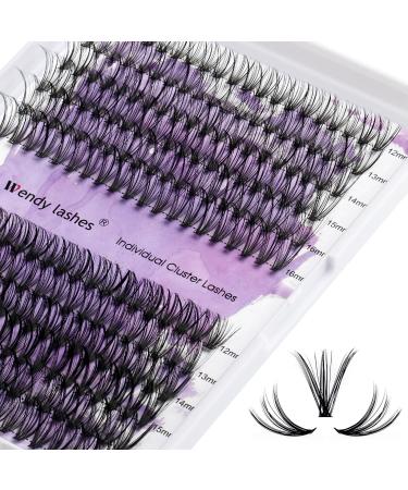 Individual Lashes 240PCS Cluster Lashes Extension D Curl 0.07mm 20D/30D Mixed 12-16mm Lash Clusters Wide Stem Individual Eyelashes Clusters DIY Eyelashes Extensions(20D+30D-0.07-D-MIX12-16) RR-12-16mm Clusters-20D+30D-0.07-D