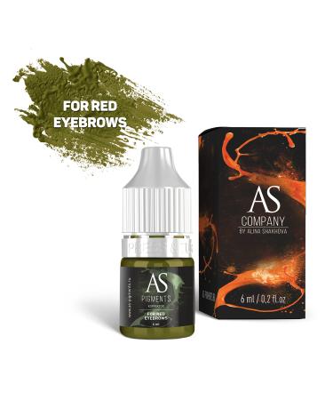 Permanent makeup pigment for eyebrows concealer for red eyebrows 6 ml