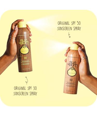 Sun Bum Original SPF 30 & 50 Sunscreen Spray | Vegan & Reef Friendly | Broad Spectrum UVA/UVB Protection with Vitamin E | 2 Pack - Buy Online on GoSupps.com