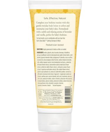 Burt's Bees Baby Nourishing Lotion Calming 6 oz (Pack of 3) - Soothing Moisturizer for Delicate Skin - Buy Online on GoSupps.com