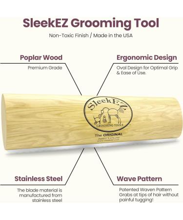 Sleekez Grooming Comb for Cats Dogs & Horses 25.4 cm | Best Pet Grooming Tool for All Breeds International Shipping Available - Buy Online on GoSupps.com