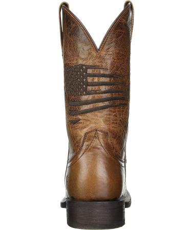 ARIAT Men's Circuit Patriot Western Boot 10.5 - Weathered Tan | Premium Quality Western Boot - Buy Online on GoSupps.com