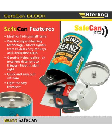 Sterling SafeCan Heinz Baked Beanz RFID Signal Blocking Faraday Can - Buy Online on GoSupps.com