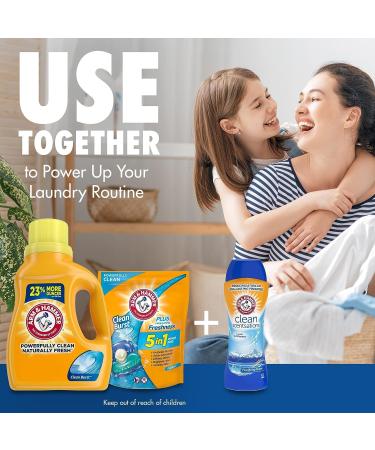 Buy Clean Burst Laundry Detergent with Outdoor Fresh Fabric Softener - 107 Loads 144.5 Fl Oz | Best International Shipping - Buy Online on GoSupps.com