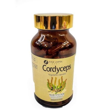 FINE JAPAN Cordyceps Capsules - 120 Count for Energy, Immune Support & Optimal Health - Buy Online on GoSupps.com