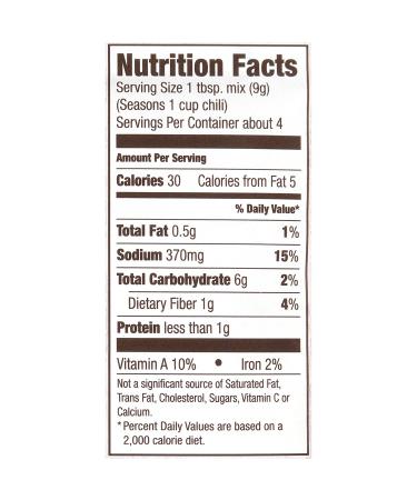 McCormick Organics Chili Seasoning Mix  1.25 oz (Pack of 12) 1.25 Ounce (Pack of 12) - Buy Online on GoSupps.com