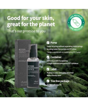 BENTON Fermentation Essence 3.38 fl. oz - Korean Clean Beauty for Skin Smoothing & Elasticity | Galactomyces Bifida Lactobacillus - Shop Internationally - Buy Online on GoSupps.com