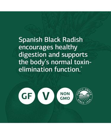 Standard Process Spanish Black Radish - Liver Detox & Digestive Health Supplement - Vegetarian & Gluten Free - 80 Tablets - Buy Online on GoSupps.com