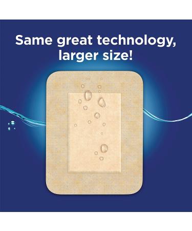Band-Aid Water Block Flex Large Adhesive Pads - 100% Waterproof Bandages for Wound Care - 6 ct Large (Pack of 6) - Buy Online on GoSupps.com