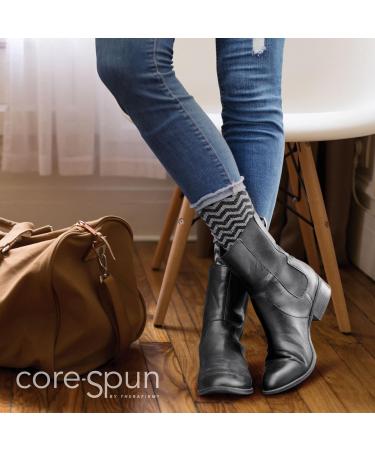 Knee High Compression Stockings 30-40 mmHg XXL Black | Core Spun | International Shipping Available - Buy Online on GoSupps.com