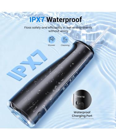 Water Dental Flosser - Portable Oral Irrigator with Micro-Bubbles Tech 4 Modes 8 Intensities Rechargeable IPX7 Waterproof - Perfect for Travel - Buy Online on GoSupps.com