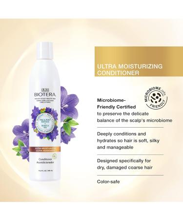 Biotera Ultra Moisturizing Shampoo & Conditioner Set for Dry Damaged Coarse Hair | 15.2 Fl Oz (Pack of 2) | Vegan & Microbiome Friendly - Buy Online on GoSupps.com