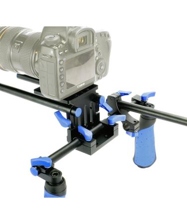 MARSRE DSLR Shoulder Rig Film Making System with Camera/Camcorder Mount Slider - For All DSLR and DV Camcorders - Buy Online on GoSupps.com