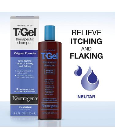 Neutrogena T/Gel Therapeutic Shampoo Original Formula - 2 Pack, 8.5 fl oz - Anti-Dandruff Treatment for Psoriasis & Seborrheic Dermatitis - Buy Online on GoSupps.com