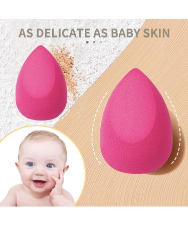 Venares 8pcs Multicolor Makeup Sponges Set with Foundation Brush - Perfect for Fluid Cream & Powder Application - Buy Online on GoSupps.com