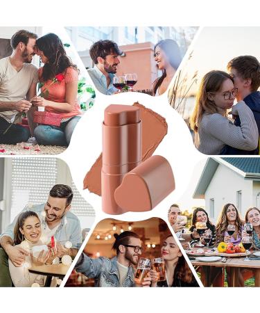  G n rique Cream Blush | Heart-Shaped Cheek Contour High-Pigment 2-in-1 Cream Blush for Women for Girls for Travel for Face Natural Beauty Makeup for Eyes for Lips for - Buy Online on GoSupps.com