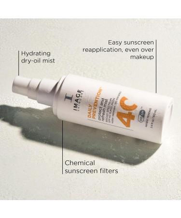 IMAGE Skincare DAILY PREVENTION Protect & Refresh Mist SPF 40 Broad Spectrum Sunscreen Spray 3.4 Fl Oz 3.4 Fl Oz (Pack of 1) - Buy Online on GoSupps.com