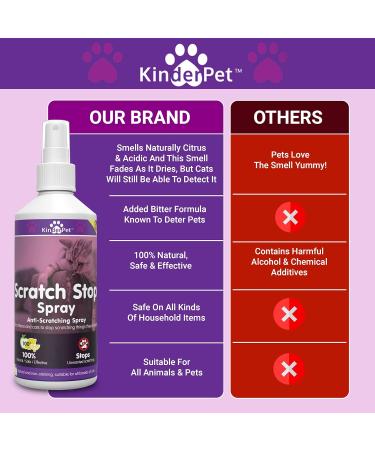 KinderPet Eco Anti Cat Scratch Deterrent Spray Protect Furniture Stop Cats Kittens Scratching Doors Carpets Walls Cruelty Free Pet Safe 250ml - Buy Online on GoSupps.com