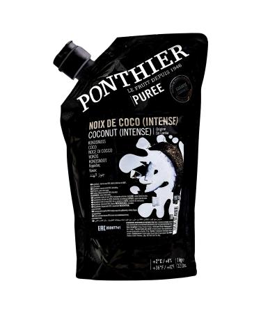 Food-united coconut puree nut puree from Ponthier 12x 1kg for nut-smoothie-Bowl-sorbet mousse-cream-cornflakes muesli with selected fruits of the highest quality 12 kg
