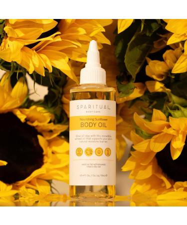 Buy SpaRitual Nourishing Organic Sunflower Oil | 100% Natural Body Oil for Hydration & Radiance - International Shipping Available - Buy Online on GoSupps.com