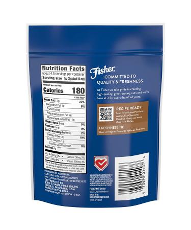 Fisher Chopped Unsalted Hazelnuts 4.52 oz - Gluten Free, Non-GMO, Vegan, Paleo, Keto - Pack of 1 - Buy Online on GoSupps.com