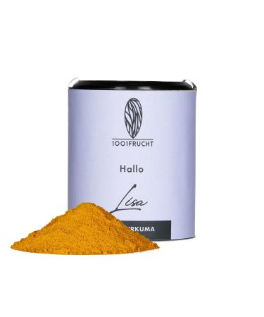 1001 Frucht 1001 Frucht Organic Turmeric Powder "Lisa" 75g | Ground Turmeric | Finely Ground Organic Turmeric Root | Certified Organic Quality | 100% Pure Turmeric Powder