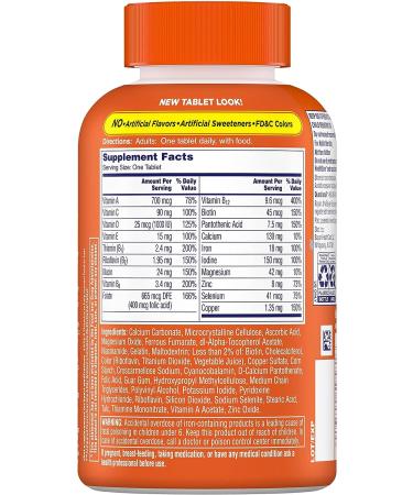 ONE A DAY Women's Complete Daily Multivitamin with Vitamins A, B, C, D, and E, Calcium, Magnesium - 200 Count - Immune Health Support - Buy Online on GoSupps.com