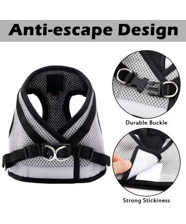 Cat Harness and Lead Set Adjustable Cat Harness Escape Proof Cat Kitten Harness for Walking Breathable Cat Harness with Reflective Stripe and Leash Set for Small Medium Cats Pets (S) - Buy Online on GoSupps.com