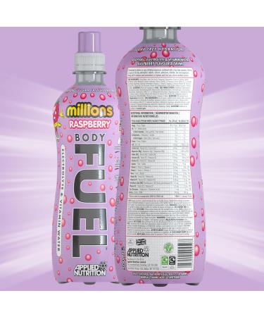 Applied Nutrition BodyFuel Electrolyte Water - Fast Hydration Drink with BCAAs and Vitamins (12 x 500ml, Millions Raspberry) - Buy Online on GoSupps.com